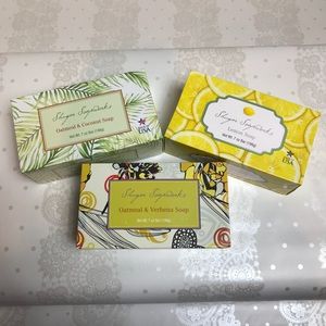 Lot of 3 Shugar Soapworks Soap,Lemon Oatmeal